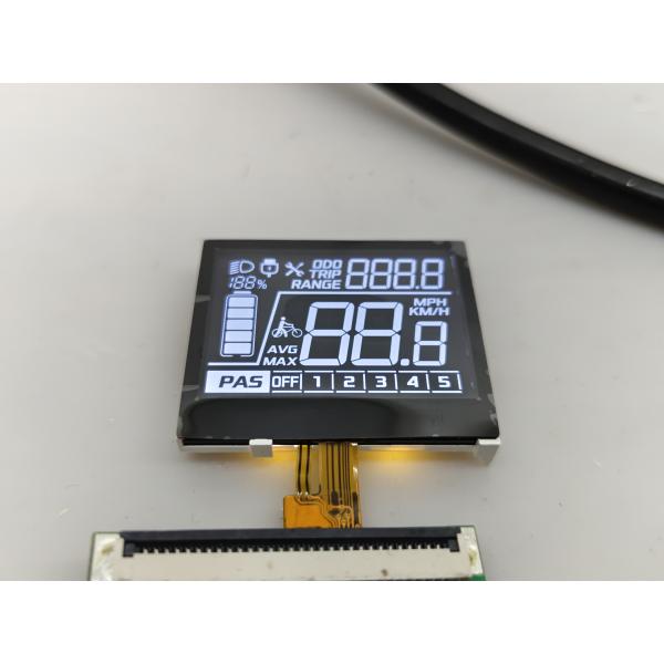 Factory Sales 7 Segment VA COG LCD Module Customized Negative For Electric Bike