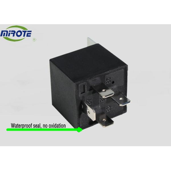 4 Terminal 40 Amp 12v Car Relay Replacement With Metal Sheet , 12 Volt 4 Pin Mini Relay