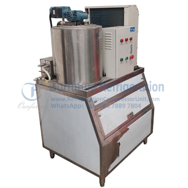 3 Ton Per Day Energy Saving Flake Ice Machine For Seafood Fresh Keeping