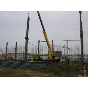 ISO9001 Prefabricated Light Steel Structure Building Construction Metal Workshop