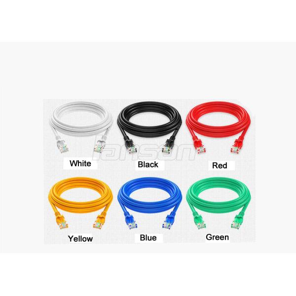 Color Customized 4 Pairs Cat6 UTP Cable , RJ45 Ethernet Patch Cord Pass Fluke Test