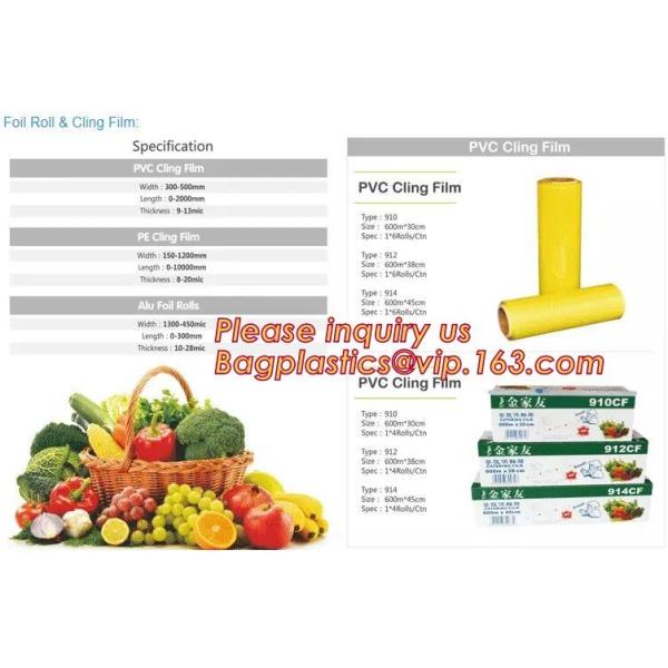 PE Cling Film, Alu Foil Roll,Cling Wrap Film,PVC cling film, Fresh food wrap cover,food wrap PE cling film for food wra