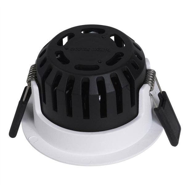 Aluminum Body 7W Tilt LED Downlight Dimmable Recessed