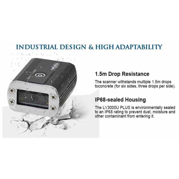 LV3000U PLUS Industrial Barcode Scanner Module