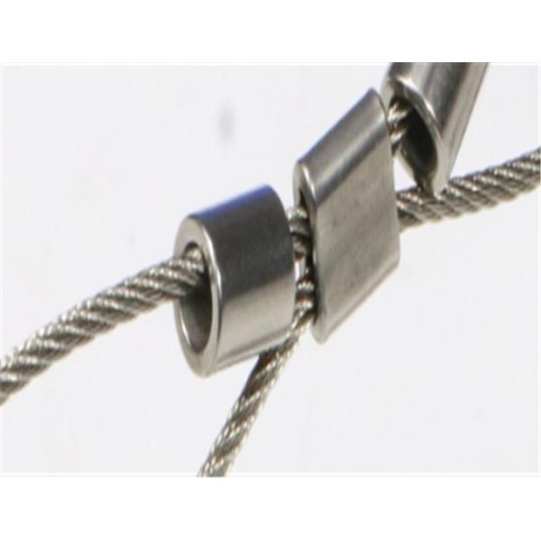 Child Playground Safe Wire Rope Mesh Netting 50meter Length Diamond Hole Shaped