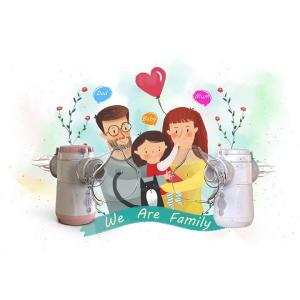 IEC60601-1 Certified Home Nebulizer Machine Aerosol Therapy resipiratory