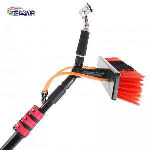 Quality 12ft Extended Handle Cleaning Brush Aluminum Telescopic Sweeping Brush for sale