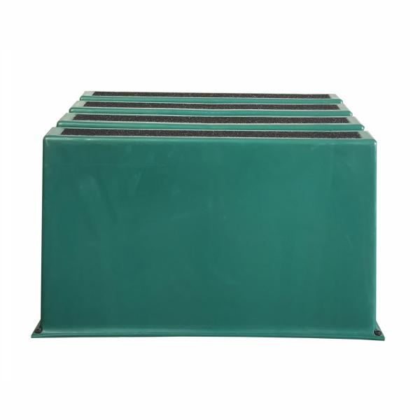 Foldable Plastic Step Stool With Non Slip Treads 12 Inches Height 500 Lbs Weight Capacity By Gorilla Ladders