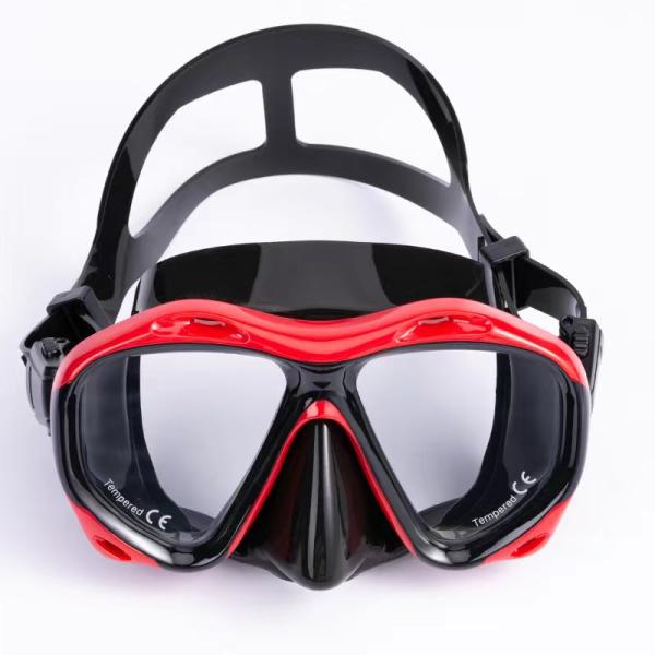 Lightweight Spearfishing Scuba Diving Mask Goggles Black Silicone