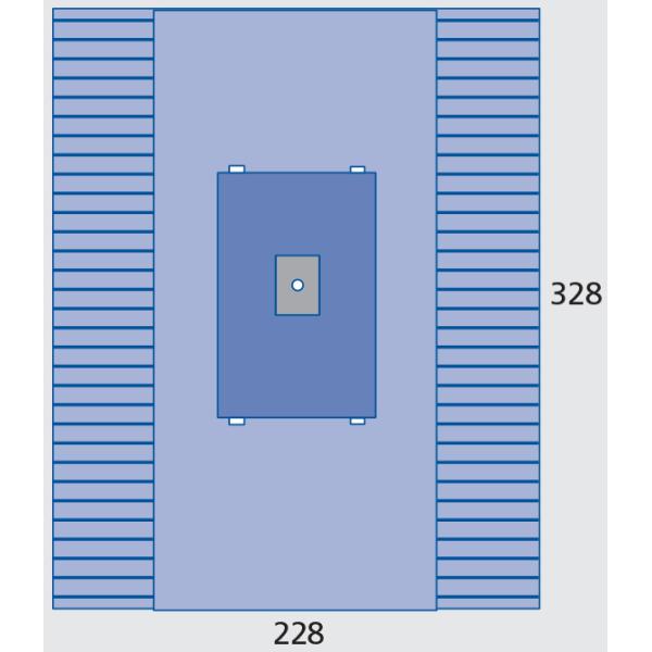 SBPP Material Circular Elastic Disposable Surgical Drapes 20g 60g For Extremity