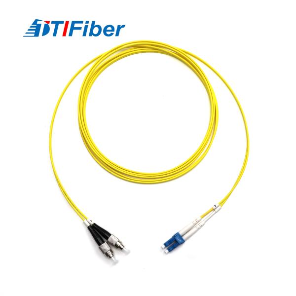 LC/UPC-FC/UPC Fiber Optic Patch Cord Duplex Singlemode PVC LSZH 2.0mm 3.0mm Patch cable