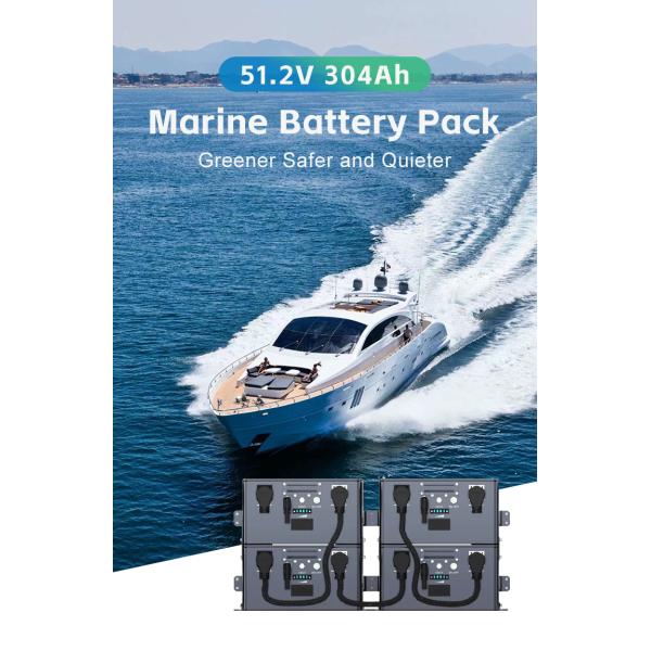 Deep Cycle 51.2V 25.6V 12.8V 420AH Lithium Ion Battery Pack System Fast Charging for Marine E-Boat Electric Boat