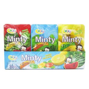 Quality Colorful Healthy Hard Candy Minty Fresh Breath Sugar Assorted Fruit Flavor for sale