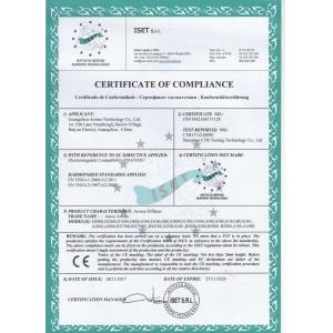 Guangzhou Praise Aroma Technology Co.,Ltd Certifications