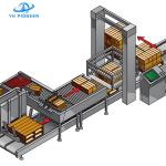 Efficient Whole Layer Palletizer Machine For 10-20 Cases/min With 12.0KW Power