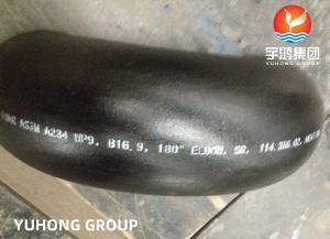 China ASTM A234 WP9 180 Degree Elbow Carbon Steel Butt Weld Fittings B16.9  Oil Gas Valve on sale