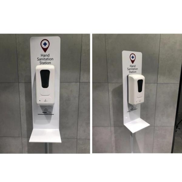 Touchless hand sanitizer floor standing sensor automatic hand sanitizer dispenser hand sanitation station