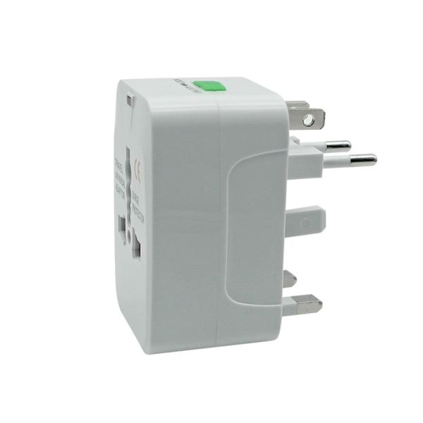 2 USB Port Charger Electric Plug Adapter , Universal World Power Plug Adapter