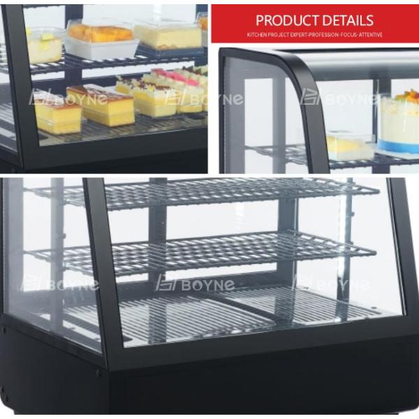 Stainless Steel Cake Refrigerator Showcase / Bakery Display Cabinets
