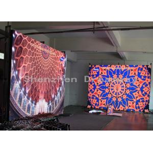 64 X 32 Dots Indoor Full Color LED Display 5mm Pixel Pitch Iron Cabinet For