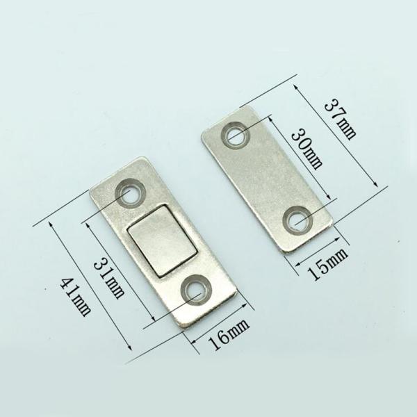 Home Office And Shop Magnetic Door Catch Latch Silver