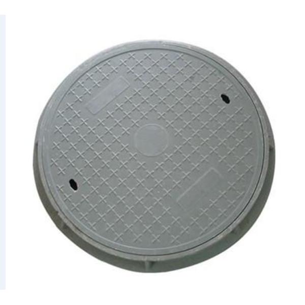 19.7 Inch Grey Fiberglass Circle Manhole Cover General Style For Road Construction