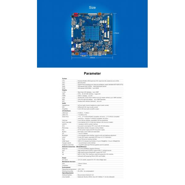 VPC-3588 AI Industrial Computing Mainboard support int4/int8/int16/FP16/BF16/TF32 HDMI 2.1 Interface