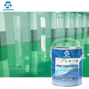 Powder Coating Water Based Epoxy Resin Floor Paint For Indoor Building Floors