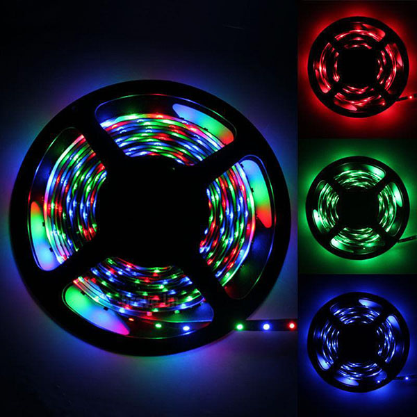Non-waterproof 3528SMD RGB Light Strip DC12V DC24V