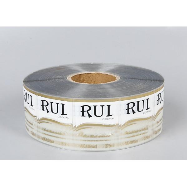printed self adhesive labels on a roll