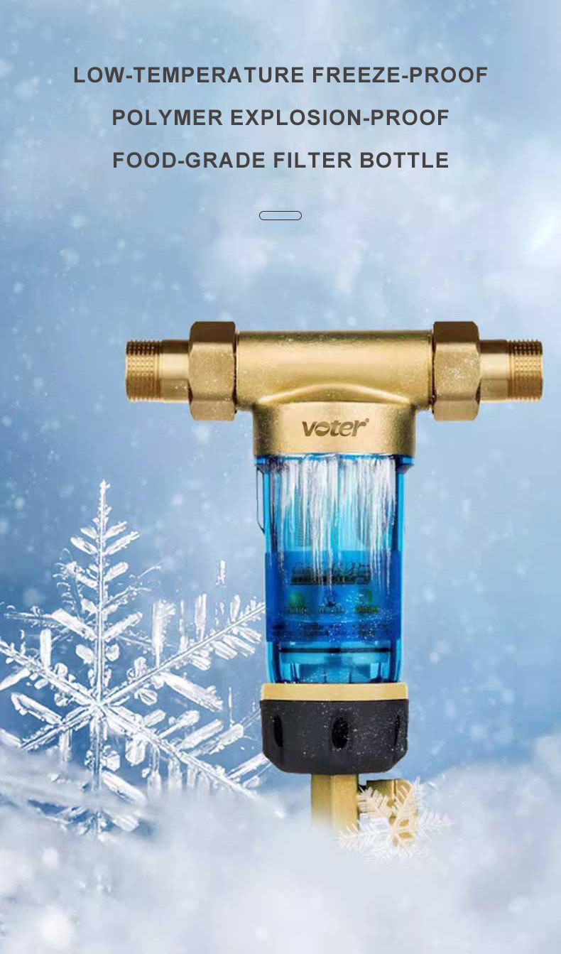 Pre-filtration Backwash Household Water Purification 3T/H