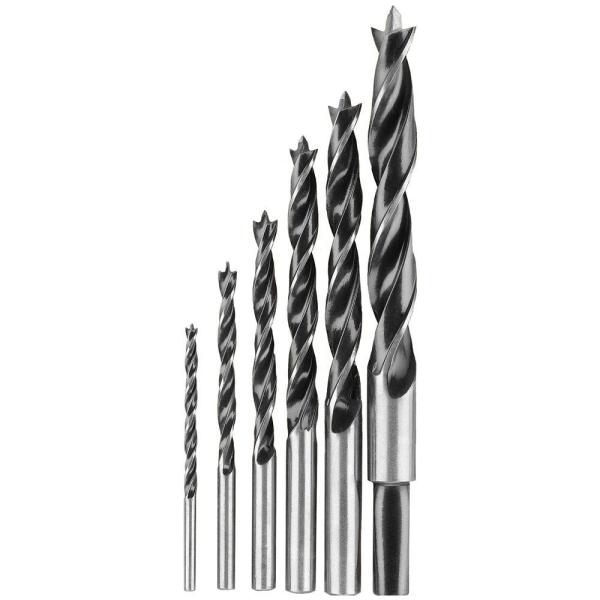 Brad Point Wood Drill Bits High Carbon Steel 6-40mm