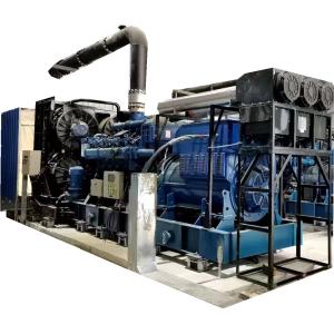 Quality Industrial 2 Mega Silent Generator MTU Engine Power for sale