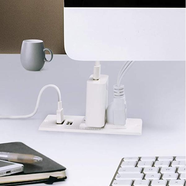Office desktop conference table power socket white embedded power supply board