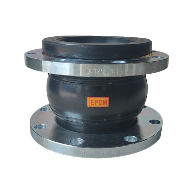 5 Inch DN125 Single Sphere Flexible Rubber Expansion Joint | EPDM Rubber Bellow with Carbon Steel Flange
