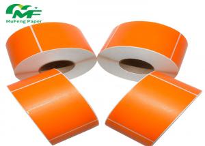 China Full Color Printing Blank Adhesive Label Rolls Direct Thermal Barcode Labels Stickers on sale