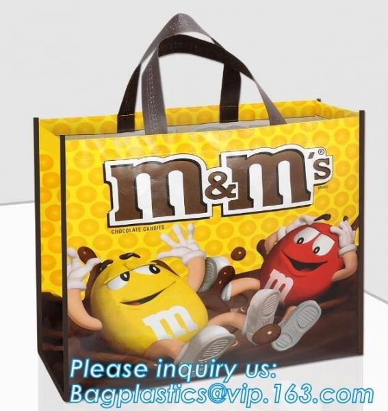 Buy Fast Delivery Custom Printed Your Own Brand Laminated Non Woven Bag, round bottom PP laminated bopp laminated non woven at wholesale prices
