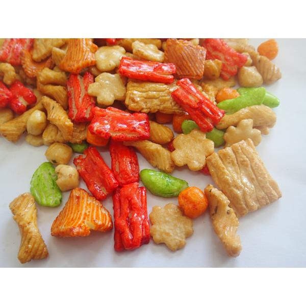 Tapioca Starch Japanese Mixed Rice Crackers Colorful Mixed Low Fat