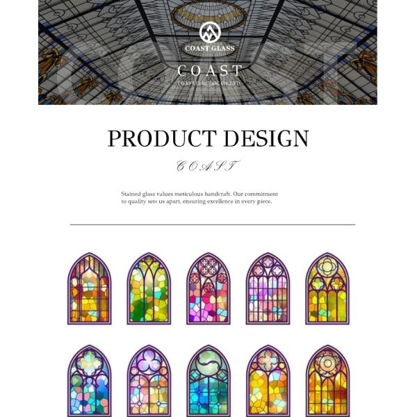 Crafting Stained Glass Partition Room Dividers Wall For Home