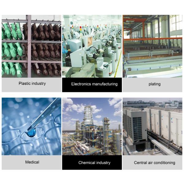 Cooling Capacity 12KW Small Water Cooled Chiller For Printing Machine