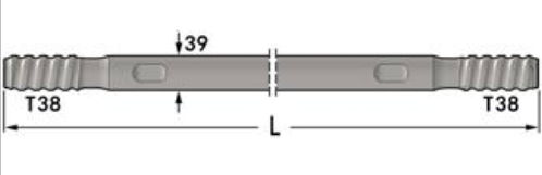 Drill Extension Threaded Drill Rod Extension Drilling And Long Hole Drilling