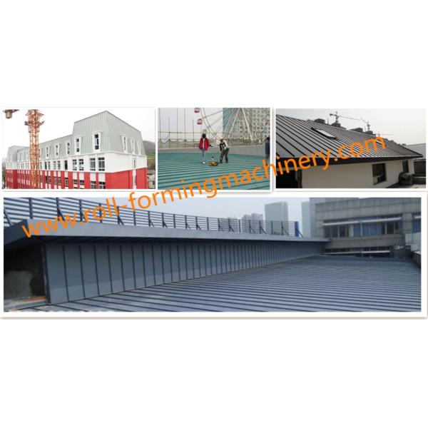 17steps Standing Seam Roll Former With Hydraulic System And Motor 7.5KW / 3 phase / 50Hz
