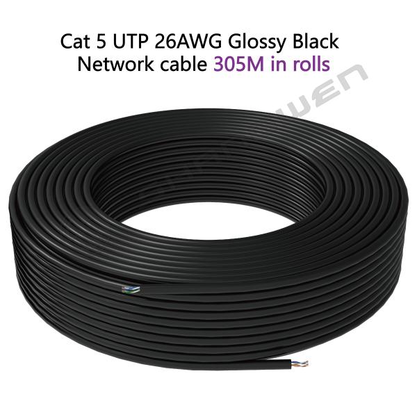 24awg 26awg Utp Cat5 Lan Cable 4 Pairs Cat5e Network Cable Patch Cord Cable