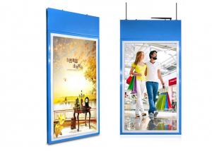 Quality 43 49 Double Sided LCD Display , Hanging LCD Window Display Super Flat Enclosure for sale