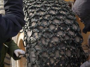 Quality Snow Chain for used forklift tyre type 29.5-25 for sale
