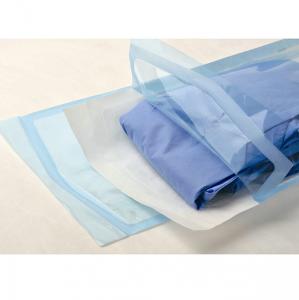 Quality High Temperature  Autoclave Pouches Self Sealing Double Sided Tape Tinted Film for sale