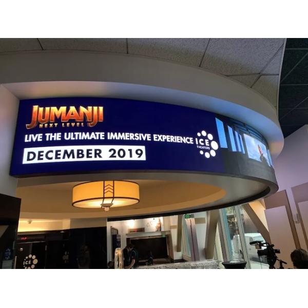 Circular Curved Modular LED Display Panels Indoor Roll Folding