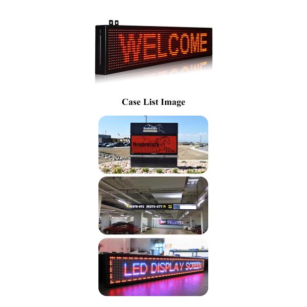 Single Dual Full Color Led Sign Text Outdoor Indoor SMD DIP P10 P3.75 P5 LED Display