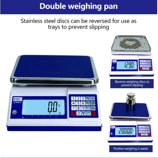Conventional 30000 Precision Multi-function LCD Weighing Table Scale with Display LCD