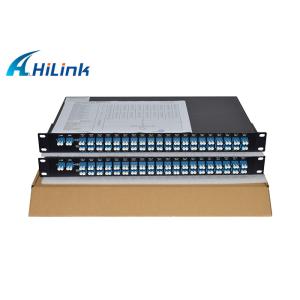 AAWG Passive Device DWDM Mux Demux 40CH Dual Fiber 1U Rack Mount 19 Inches